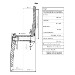 THM Clavicula SE Road Carbon Crank - 110mm BCD Compact - Matt Black 7 THM Clavicula SE Road Carbon Crank - 110mm BCD Compact - Matt Black -Rijwiel Onderdel Verkoopwinkel 10503101 thm clavicula se compact x 1307438