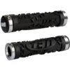 ODI Yeti Hardcore Lock-On Bonus Pack Grips - Black / Silver -Rijwiel Onderdel Verkoopwinkel 118715 00 d 199595