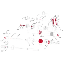 RockShox Service Kit Complete For Vivid Coil 2009 - 2010 - 11.4118.020.000