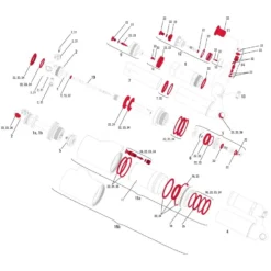 RockShox Service Kit Complete For Vivid Air 2011 - 11.4115.092.010