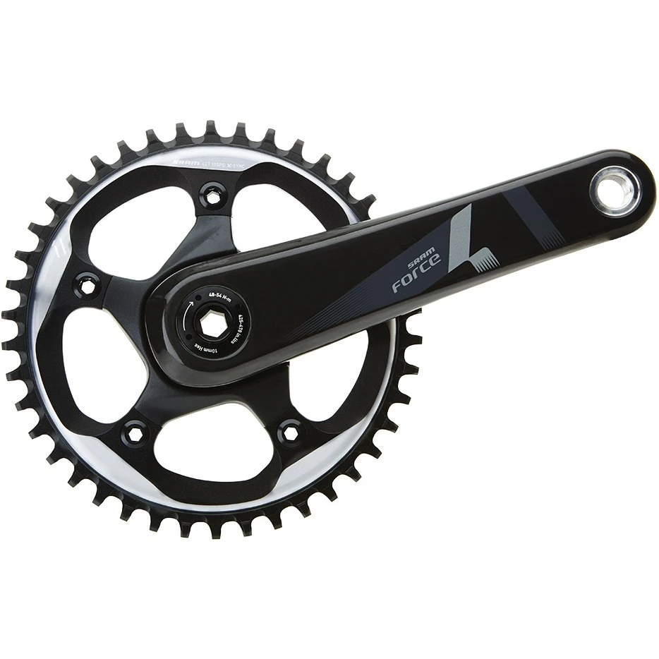 SRAM Force 1 / CX1 X-SYNC Crankset 10/11-speed Standard - GXP 3 SRAM Force 1 / CX1 X-SYNC Crankset 10/11-speed Standard - GXP