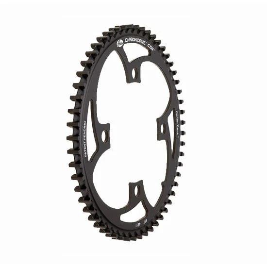 Gates Carbon Drive CDX Centertrack-Sprocket - Front - 4-Bolt - Black 7 Gates Carbon Drive CDX Centertrack-Sprocket - Front - 4-Bolt - Black - Afbeelding 5