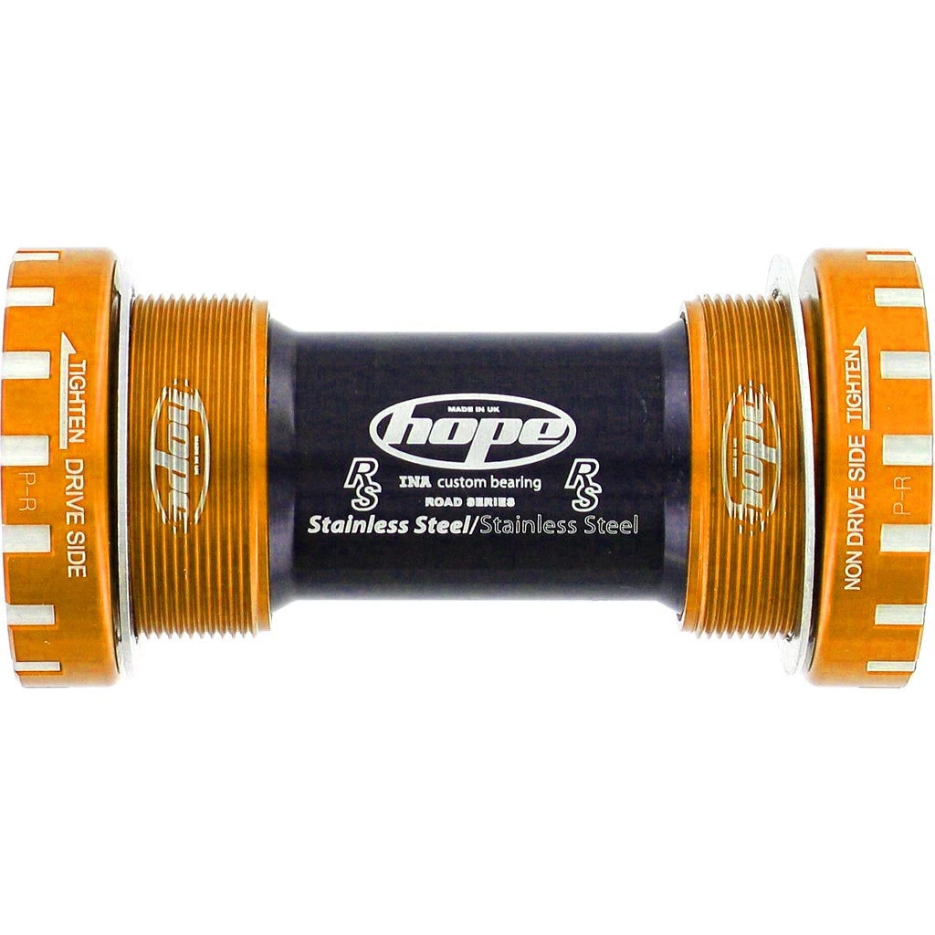 Hope Bottom Bracket Cups Road Stainless Steel - BSA-68-24 - Orange 3 Hope Bottom Bracket Cups Road Stainless Steel - BSA-68-24 - Orange