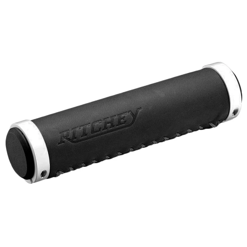 Ritchey Classic Lock-On Handlebar Grips - Genuine Leather Black 3 Ritchey Classic Lock-On Handlebar Grips - Genuine Leather Black