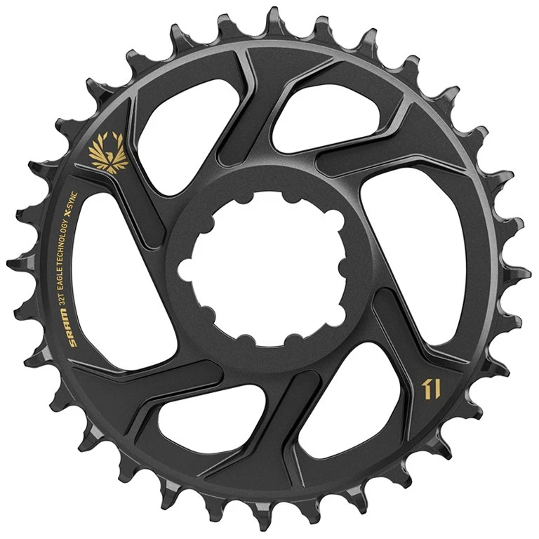 SRAM Eagle X-SYNC 2 Direct Mount Chainring - 3mm Offset - Boost - Gold 3 SRAM Eagle X-SYNC 2 Direct Mount Chainring - 3mm Offset - Boost - Gold