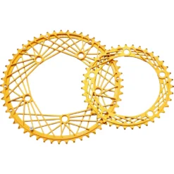 KCNC K4 Cobweb II Road Chainring 130mm - Gold