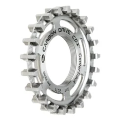 Gates Carbon Drive CDX Centertrack-Sprocket - Steel - Thread-on / Fixie 34,8 Mm - Silver
