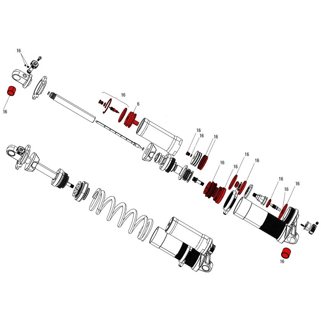 RockShox Service Kit Kage From 2013 - 11.4118.018.000 3 RockShox Service Kit Kage From 2013 - 11.4118.018.000