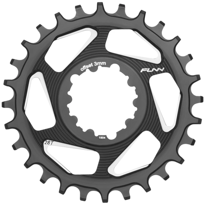 Funn Solo DX - Narrow-Wide Boost Chainring - For SRAM Direct Mount - Black 3 Funn Solo DX - Narrow-Wide Boost Chainring - For SRAM Direct Mount - Black
