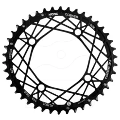 KCNC K6 Cobweb II Oval MTB Chainring 104/64mm - 4-arm - Black -Rijwiel Onderdel Verkoopwinkel 212087 03 d 402790