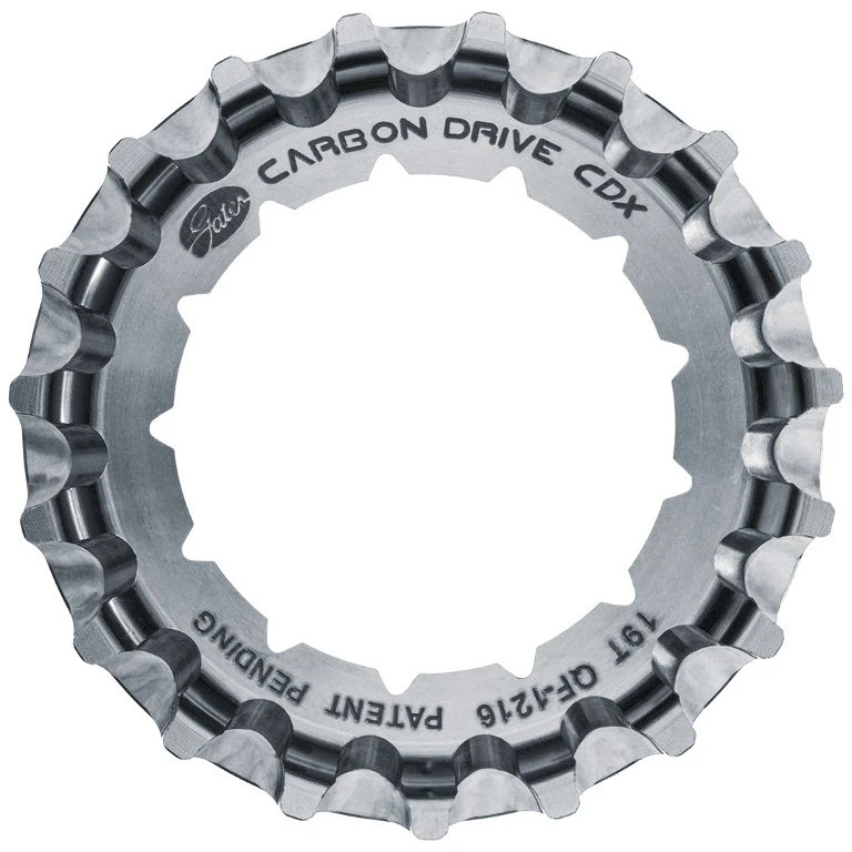 Gates Carbon Drive CDX Centertrack-Sprocket - Steel - Rohloff - Spline - Silver 5 Gates Carbon Drive CDX Centertrack-Sprocket - Steel - Rohloff - Spline - Silver - Afbeelding 3