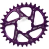 Hope Oval Spiderless Retainer Narrow-Wide Chainring For Hope Cranks - Purple
