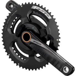 FSA Powerbox Carbon ABS BB386EVO Crankset 2x10/11-speed - 50/34 Teeth - Black/black