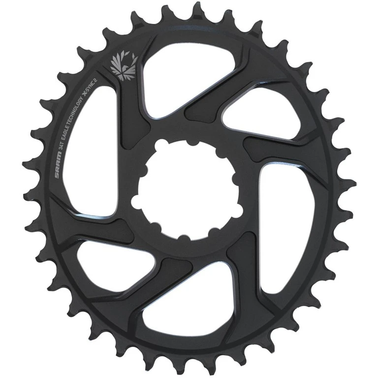 SRAM Eagle X-SYNC 2 Direct Mount Chainring Oval - 3mm Offset - Boost - Black 4 SRAM Eagle X-SYNC 2 Direct Mount Chainring Oval - 3mm Offset - Boost - Black - Afbeelding 2