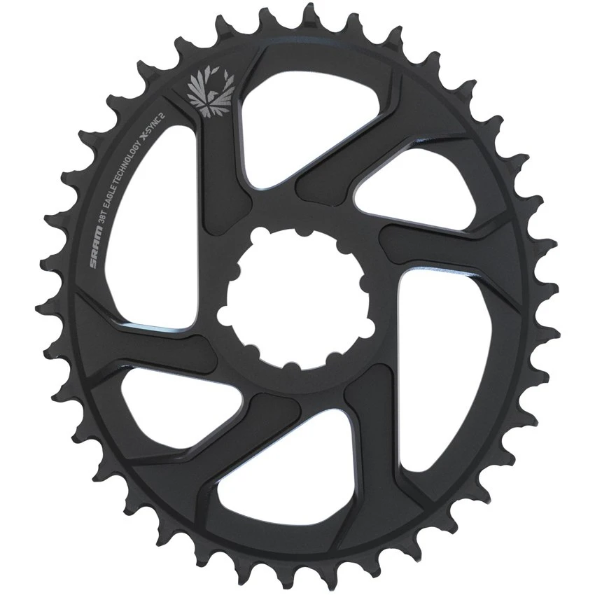 SRAM Eagle X-SYNC 2 Direct Mount Chainring Oval - 3mm Offset - Boost - Black 6 SRAM Eagle X-SYNC 2 Direct Mount Chainring Oval - 3mm Offset - Boost - Black - Afbeelding 4