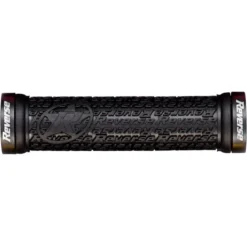 Reverse Components Stamp Lock On Grips - 30mm - Black
