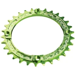 Race Face Narrow Wide Chainring - 4 Bolt - 104mm - Green -Rijwiel Onderdel Verkoopwinkel 263456 01 d 523187