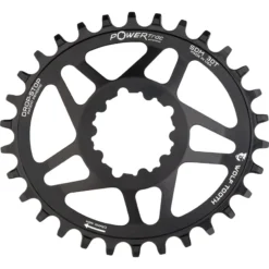 Wolf-tooth Wolf Tooth Elliptical - Direct Mount Chainring For SRAM GXP / BB30 Long Spindle - Drop Stop - Black