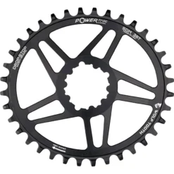 Wolf-tooth Wolf Tooth Elliptical - Direct Mount Chainring For SRAM BB30 Short Spindle - Narrow Wide - Black -Rijwiel Onderdel Verkoopwinkel 278020 05 d 558147 1
