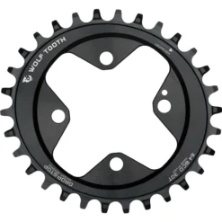 Wolf-tooth Wolf Tooth Elliptical - Single Chainring 64mm - Drop Stop - Black
