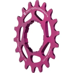 Wolf-tooth Wolf Tooth Single Speed Cog CNC Aluminium - Purple