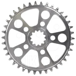 White Industries ENO TSR Narrow Wide Singlespeed Chainring - Polished Silver