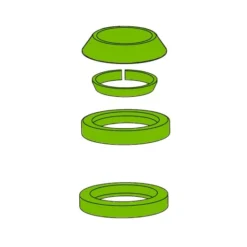 Cannondale K35018 Replacement Headset For Synapse MY18 - IS42/28.6 | IS42/30