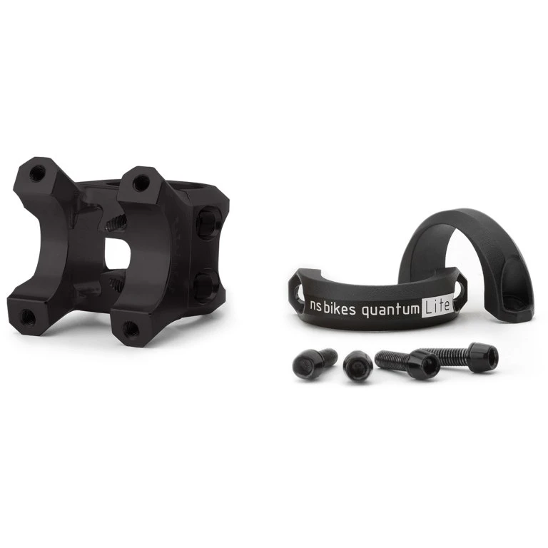 NS Bikes Quantum Lite 25.4 Stem - Black 4 NS Bikes Quantum Lite 25.4 Stem - Black - Afbeelding 2