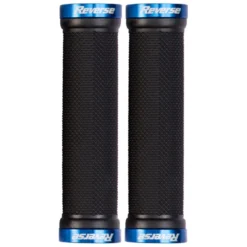 Reverse Components Classic Lock-On Grips | 29mm - Black/blue