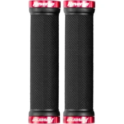 Reverse Components Classic Lock On Grips - 31mm - Black / Red