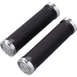 Reverse Components R-Shock Grips - 29mm - Black / Silver