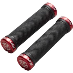 Reverse Components R-Shock Grips - 31mm - Black / Red