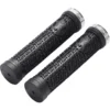 Reverse Components Grips Stamp Single Lock On - 30mm - Black / Silver