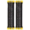 Reverse Components Stamp Lock On Grips - 30mm - Black / Yellow