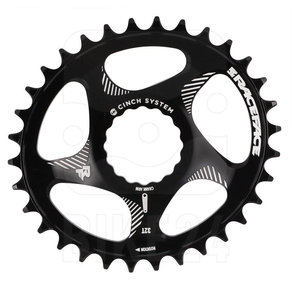 Race Face Cinch Direct Mount Narrow Wide Chainring - Oval - Black 3 Race Face Cinch Direct Mount Narrow Wide Chainring - Oval - Black