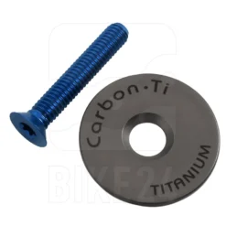 Carbon-Ti X-Cap 3 Ahead Cap - Titanium - Blue