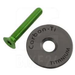Carbon-Ti X-Cap 3 Ahead Cap - Titanium - Acid Green