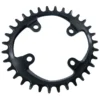 Garbaruk Melon MTB Chainring - 76 Mm / Oval / Narrow-Wide - For SRAM XX1 - Black