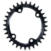Garbaruk Melon MTB Chainring - 96 Mm / Oval / Narrow-Wide - For Shimano Deore XT / SLX / Deore - Black