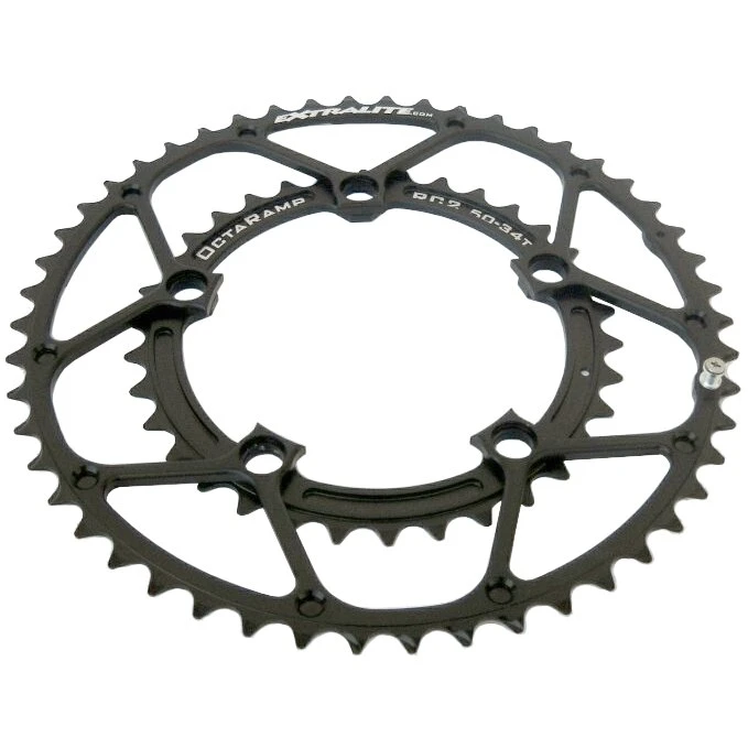 Extralite OctaRamp RC2 Chainring Set - 5-Bolt - 110mm 4 Extralite OctaRamp RC2 Chainring Set - 5-Bolt - 110mm - Afbeelding 2