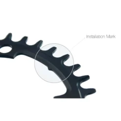 Garbaruk Melon Road/CX/Gravel Chainring - 110 Mm / Oval / Narrow-Wide - Black -Rijwiel Onderdel Verkoopwinkel 316931 04 d 657123