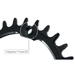 Garbaruk Road/CX/Gravel Chainring - 130 Mm / Round / Narrow-Wide - Black -Rijwiel Onderdel Verkoopwinkel 317096 02 d 657617