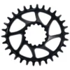Garbaruk Melon MTB Chainring - Direct Mount / Oval / Narrow-Wide - For E*thirteen Quick Connect - Black