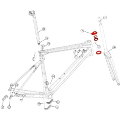 BMC Headset For Teammachine SLR01/SLR02, Alpenchallenge AMP - (as From 2018) - 301148
