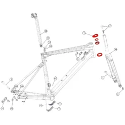 BMC Headset For Teammachine SLR01 Disc, Alpenchallenge AMP - (as From 2018) - 301154