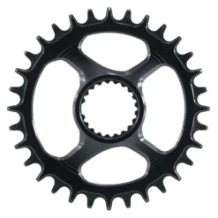 Garbaruk MTB Chainring - Direct Mount / Round / Narrow-Wide - For Shimano XTR M9100 / MT900 - Black
