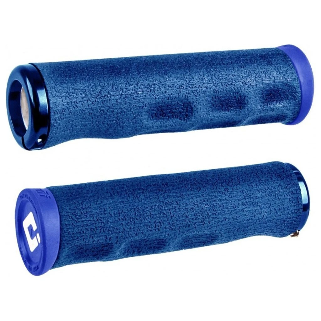 ODI F-1 Series Tinker Juarez Dread Lock-On V2.1 MTB Grips - Bright Blue 3 ODI F-1 Series Tinker Juarez Dread Lock-On V2.1 MTB Grips - Bright Blue