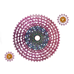 NOW8 Facile Cassette By KCNC - XD 12-speed - 9-52 Teeth - Incl. Pulleys - Pink