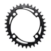 Alugear Narrow Wide Chainring - Oval - 104 BCD - 4-Bolt 2 Alugear Narrow Wide Chainring - Oval - 104 BCD - 4-Bolt -Rijwiel Onderdel Verkoopwinkel 34t ov 104 black 1 1030671