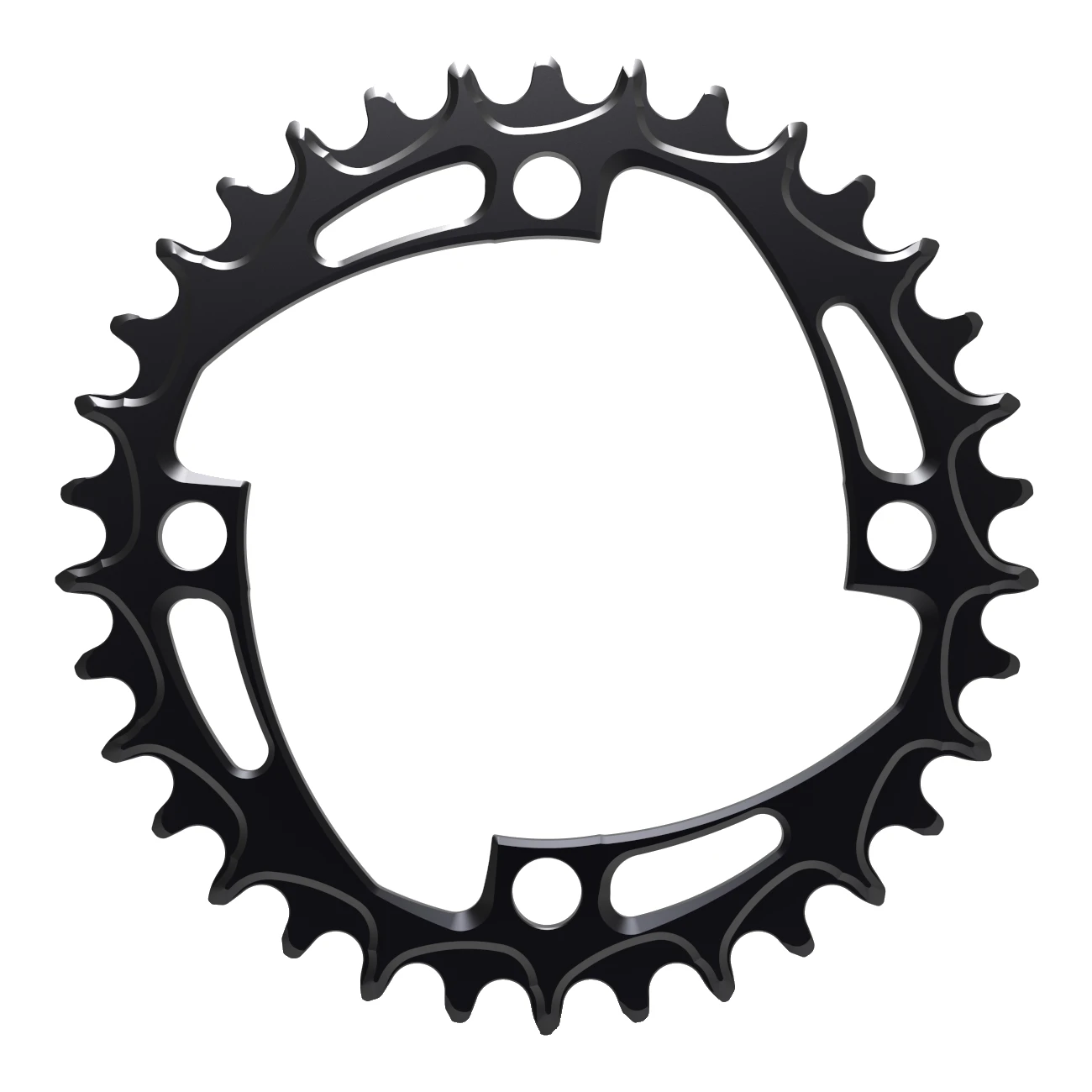 Alugear Narrow Wide Chainring - 104 BCD - 4-Bolt 5 Alugear Narrow Wide Chainring - 104 BCD - 4-Bolt - Afbeelding 3